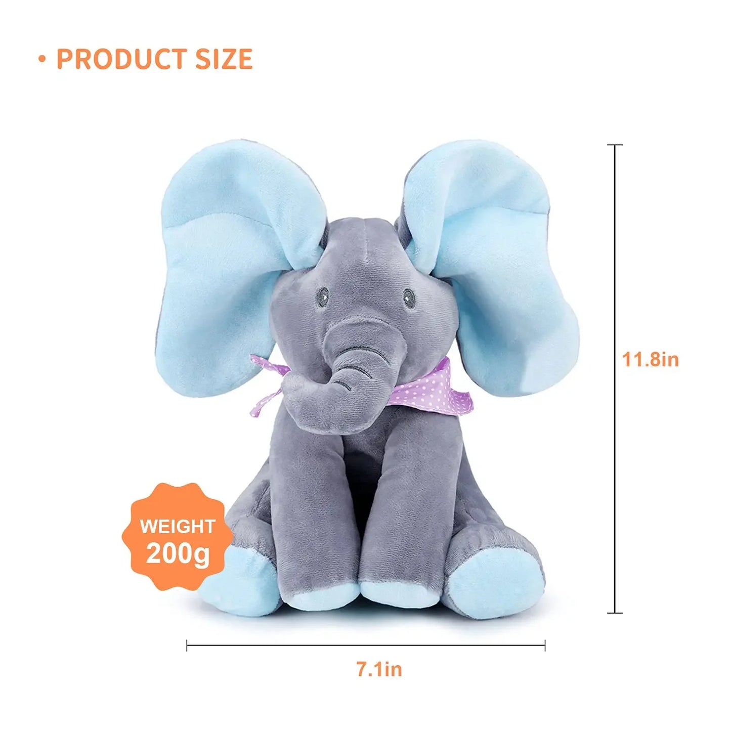 Jomayltd™ Singing Elephant Kids Toy